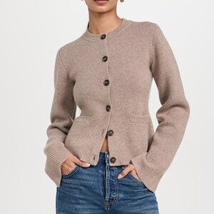 NWT Jenni Kayne Cooper Cardigan in Taupe - Small